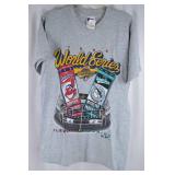 1997 World Series Cleveland Indians vs Florida Marlins Pro Player T-Shirt M