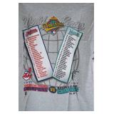 1997 World Series Cleveland Indians vs Florida Marlins Pro Player T-Shirt M