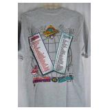 1997 World Series Cleveland Indians vs Florida Marlins Pro Player T-Shirt M