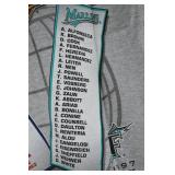 1997 World Series Cleveland Indians vs Florida Marlins Pro Player T-Shirt M