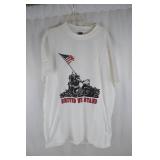 Fruit of the Loom United We Stand T-Shirt Large White