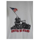Fruit of the Loom United We Stand T-Shirt Large White