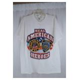 Delta Real American Heroes FDNY NYPD T-Shirt Adult Large NWT
