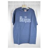 The Beatles Denim Heather Tee Large Alstyle NWT