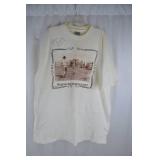 1992 Hanes Beefy-T Rocky Mountain Bareback Rider XL T-Shirt, Signed