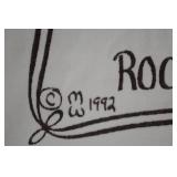 1992 Hanes Beefy-T Rocky Mountain Bareback Rider XL T-Shirt, Signed