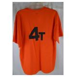 Gildan Ultra Blend Happy Birthday T-Shirt Large Orange Robb Yurch 4T