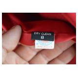 Harve Benard Red Wool Double-Breasted Coat Size 8