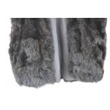 Black Fur Vest Size M