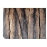 Brown Real Fur Coat Medium Monogrammed NJD