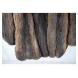 Brown Real Fur Coat Medium Monogrammed NJD