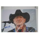 Willie Nelson Signed Framed Photo with 2003 Concert Poster & COA