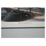 Homeward Bound Terry Redlin Signed Print 34x25 Framed Winter Americana