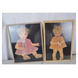 Pair of Framed Baby Portrait Prints by Grace Drayton, 1938 and 1939