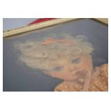 Pair of Framed Baby Portrait Prints by Grace Drayton, 1938 and 1939