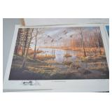 Wildlife Art Print Lot Signed by Ken Zylla and Others
