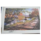 Wildlife Art Print Lot Signed by Ken Zylla and Others