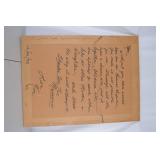 Framed Fashion Illustration Signed, 31 x 24 in