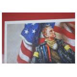 Framed Firefighter Art Print "The Fireman