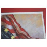 Framed Firefighter Art Print "The Fireman