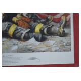 Framed Firefighter Art Print "The Fireman