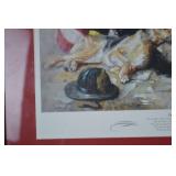 Framed Firefighter Art Print "The Fireman