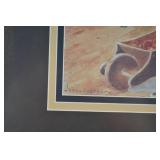 Framed Print of Girl with Apple by Jenny Nystrom, 28x22 Inch