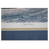 Framed Winter Scene Print 