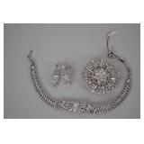 Large Assortment of Vintage and Costume Jewelry with Watches