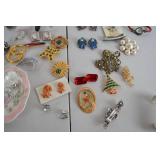 Large Assortment of Vintage and Costume Jewelry with Watches