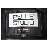 Pelle Studio Wilsons black leather jacket, Thinsulate insulated, size M