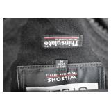 Pelle Studio Wilsons black leather jacket, Thinsulate insulated, size M