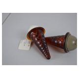 Vintage Ice Cream Cone Salt and Pepper Shaker Set