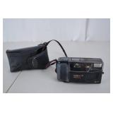 Yashica T3D 35mm Film Camera w/ Case Carl Zeiss Tessar 2.8/35 Lens