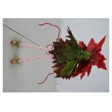 Department 56 Christmas Twinkle Poinsettia Fairy Figurine Decoration