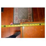 Vintage Painted Buffet Sideboard with Floral Detail, 48 in Wide