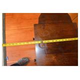 Vintage Wood Sewing Cabinet with Drawers and Side Bins