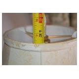 Ornate Table Lamp With Beaded Shade, 31-Inch Height