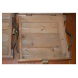 Pair of Vintage Wooden Army Detonating Fuze M772 Crates