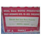 DeJur Eldorado Dual 8mm Movie Projector Model 888AZ in Box