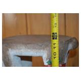 12-Inch Christmas Reindeer Stool Holiday Decor