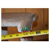 12-Inch Christmas Reindeer Stool Holiday Decor