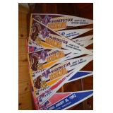 Super Bowl XXVI Pennants - Washington Redskins & Buffalo Bills, 1992