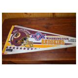 Super Bowl XXVI Pennants - Washington Redskins & Buffalo Bills, 1992