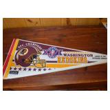 Super Bowl XXVI Pennants - Washington Redskins & Buffalo Bills, 1992