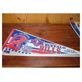 Super Bowl XXVI Pennants - Washington Redskins & Buffalo Bills, 1992