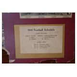 1941 U of M Golden Gophers National & Big Ten Champions Football Display
