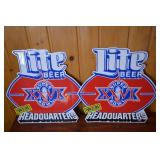 Lite Beer Super Bowl XXVI Headquarters Signs, Twin Cities Lot