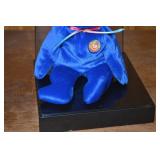 Ty Beanie Babies Princess Diana Bear in Display Case