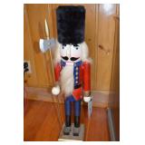 32-Inch Christmas Nutcracker Soldier Decor with Axe